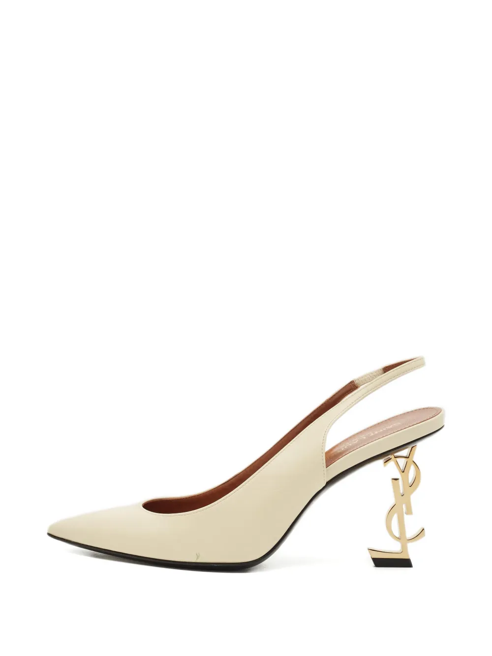 Saint Laurent Pre-Owned Opyum heeled pumps - Nude