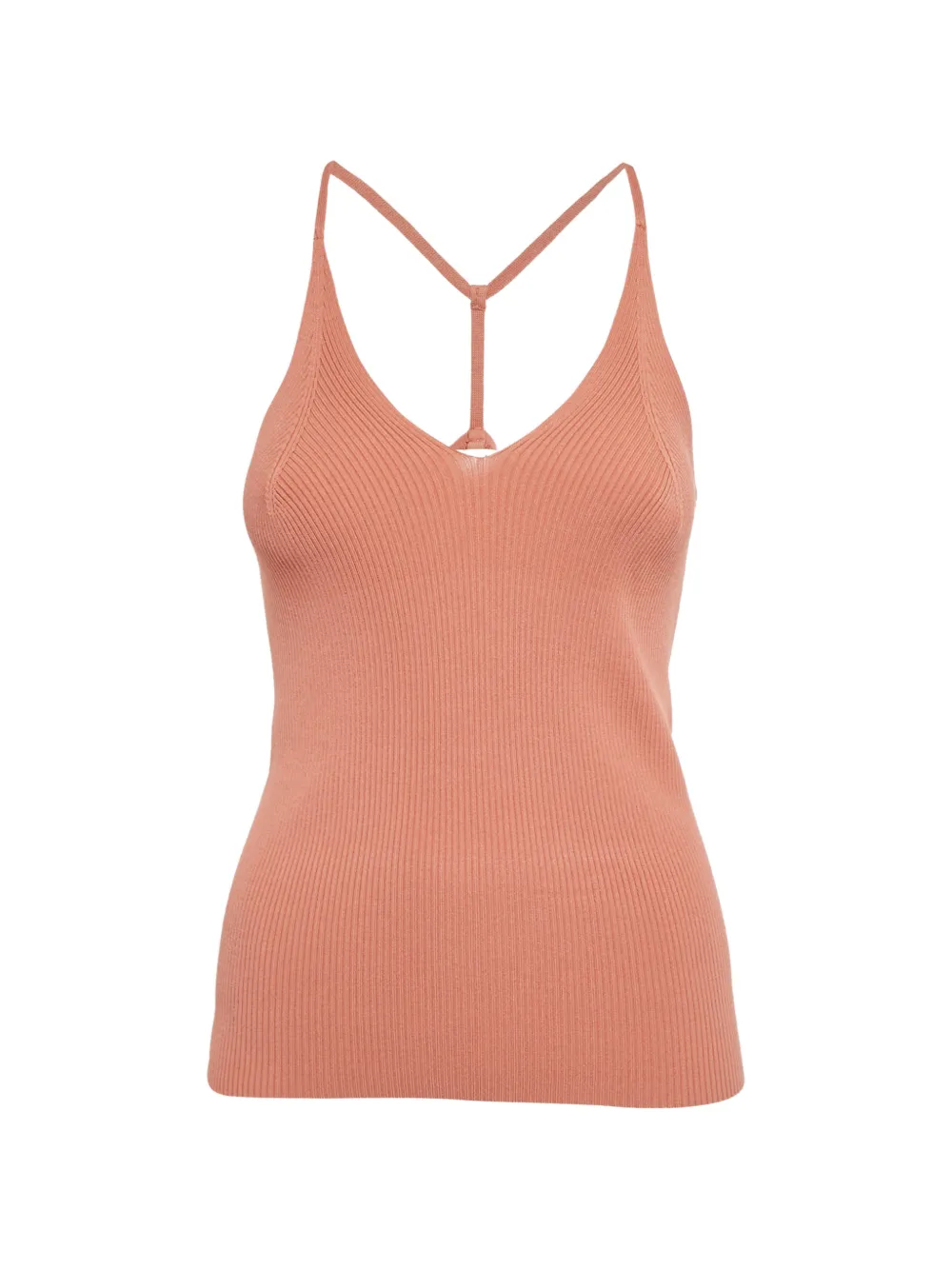 SANDRO ribbed tank top - Arancione