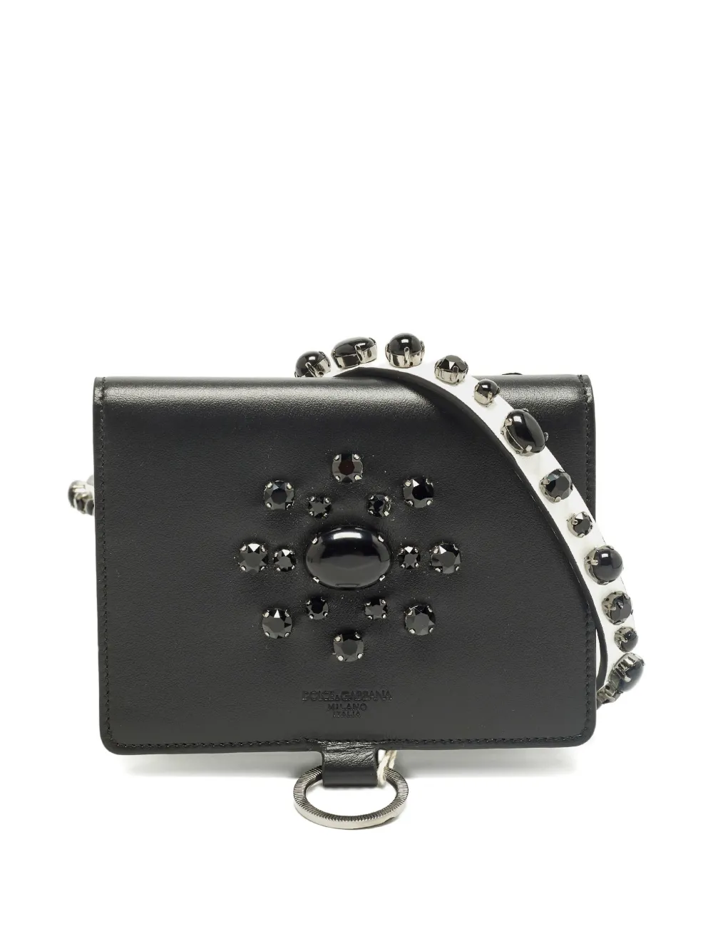 Dolce & Gabbana Pre-Owned crystal-embellished wallet - Nero