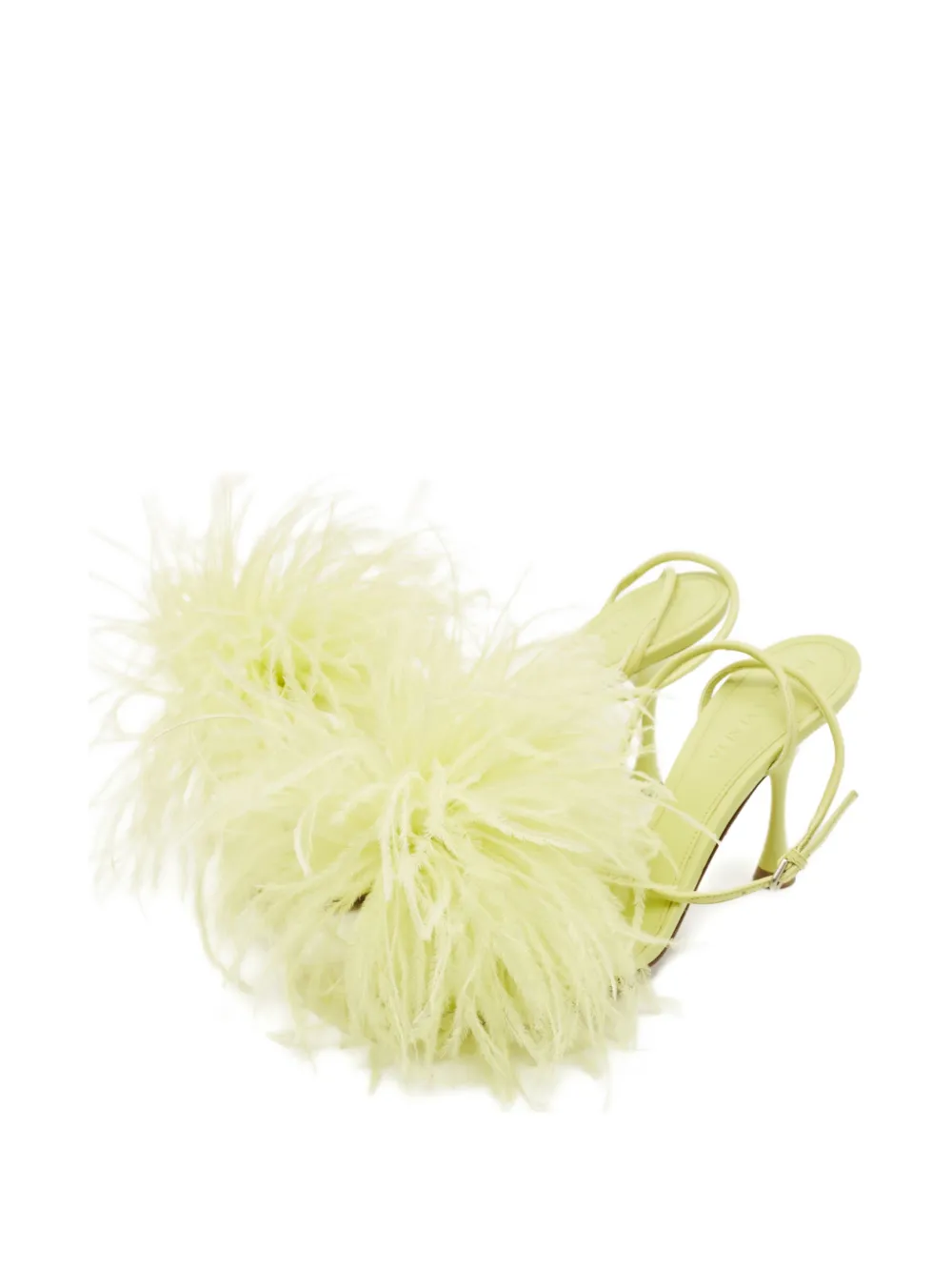 Bottega Veneta Pre-Owned feather sandals - Grün