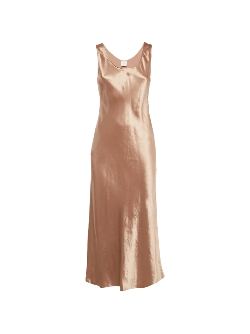 Max Mara satin midi dress - Toni neutri