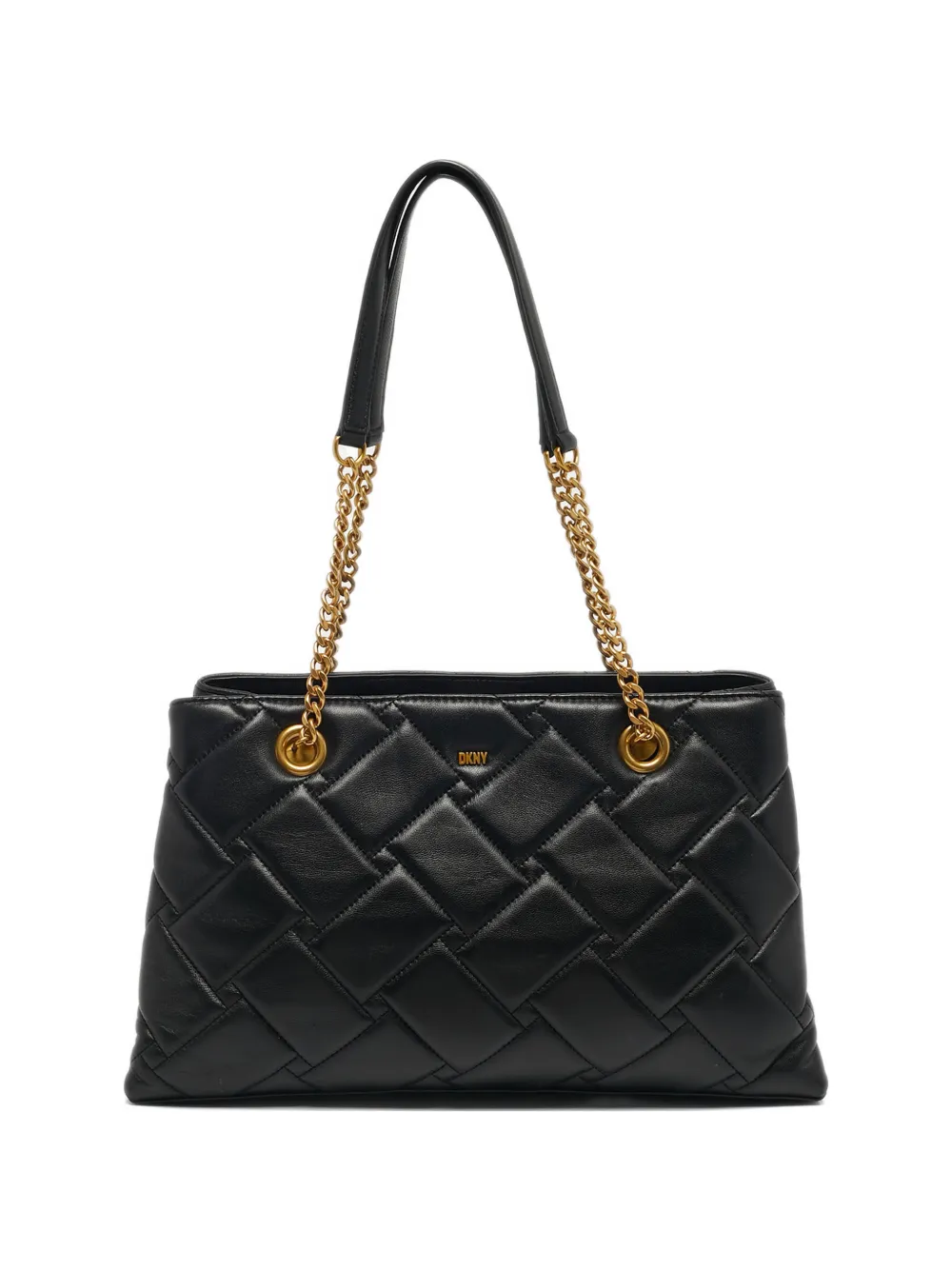 DKNY Quilted chain tote bag - Nero