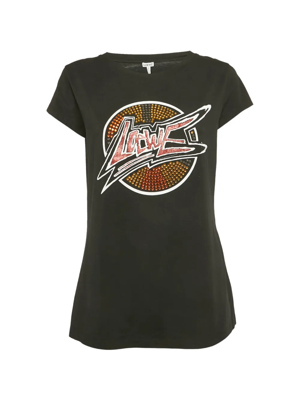 Loewe Pre-Owned jersey logo top - Nero