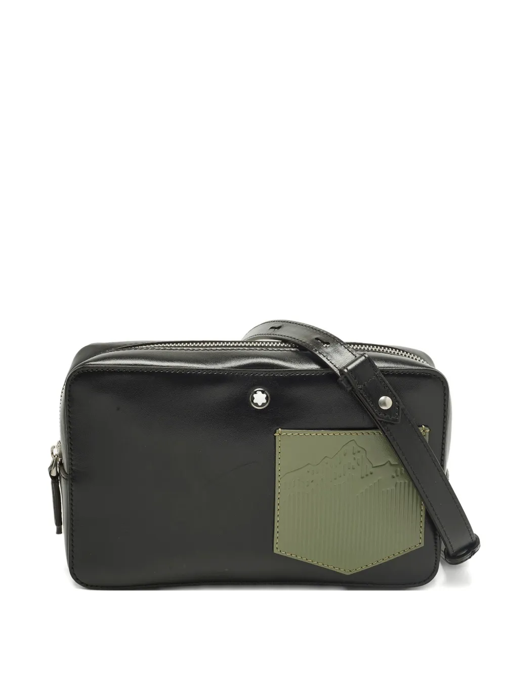 Montblanc Meisterstück leather shoulder bag - Nero