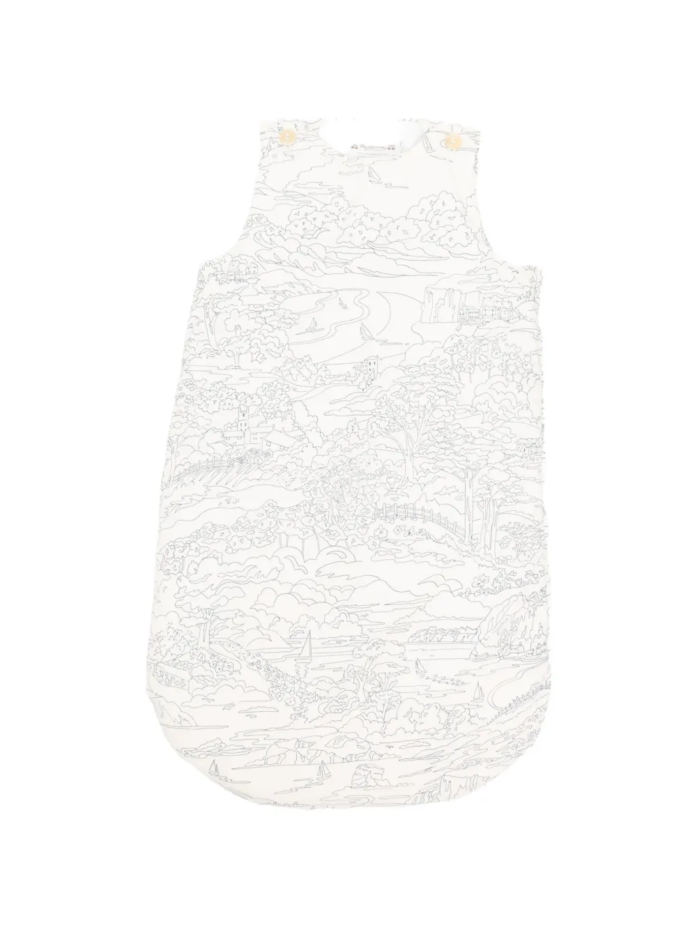 Bonpoint patterned baby sleep bag - Bianco