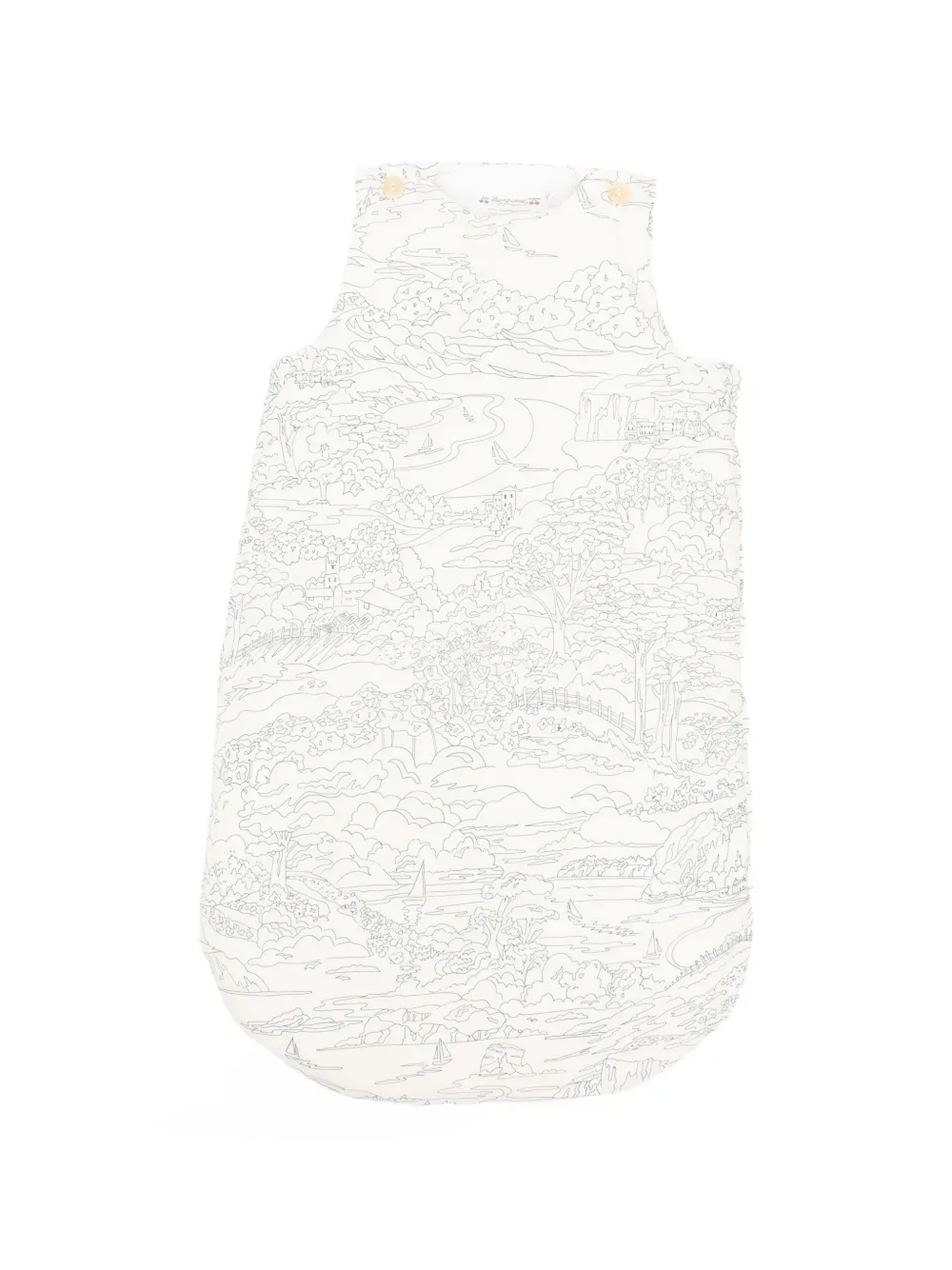 Bonpoint patterned baby sleep bag - Bianco