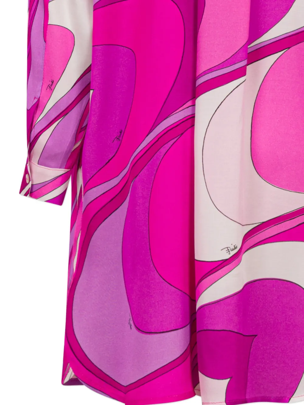  Pucci Junior Graphic-pattern Mini Dress - Pink 