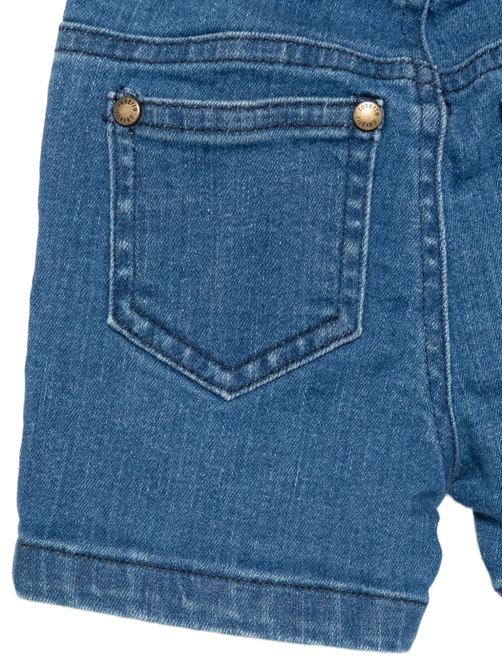 Roberto Cavalli Junior Shorts met vijf zakken Blauw