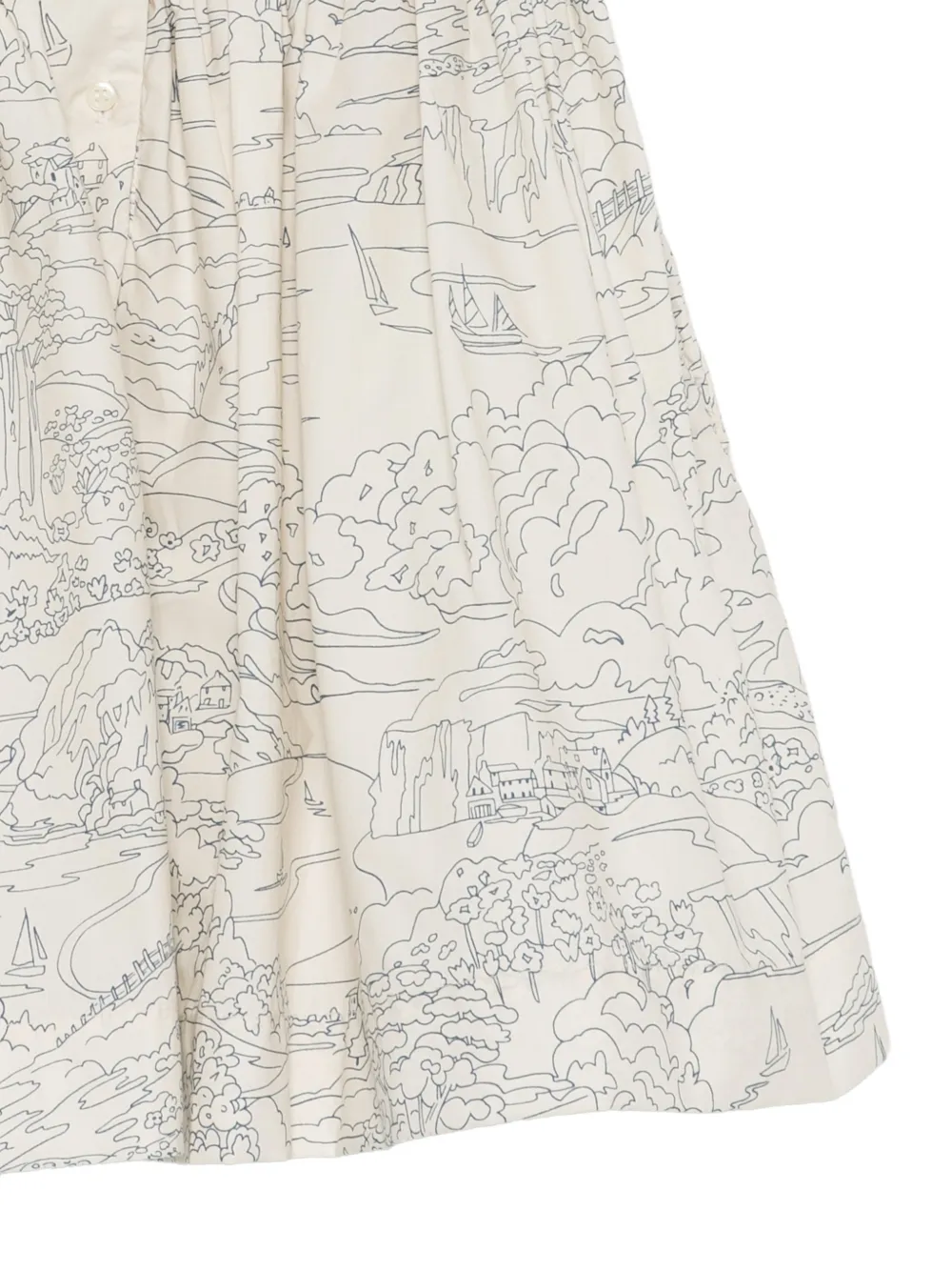 Collared Printed Dress