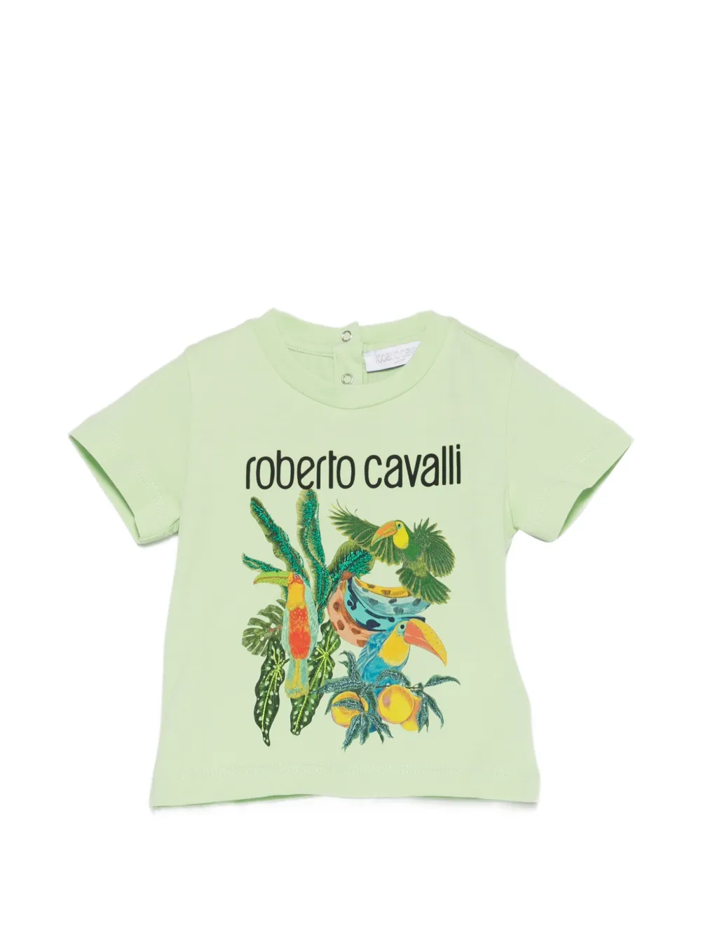 Roberto Cavalli Junior T-shirt girocollo - Verde