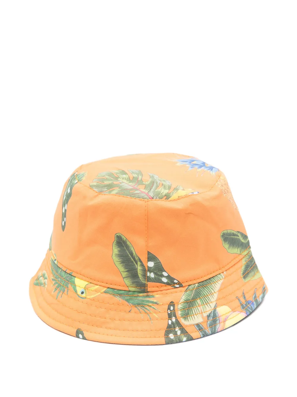 Roberto Cavalli Junior Vissershoed met bloemenprint Oranje