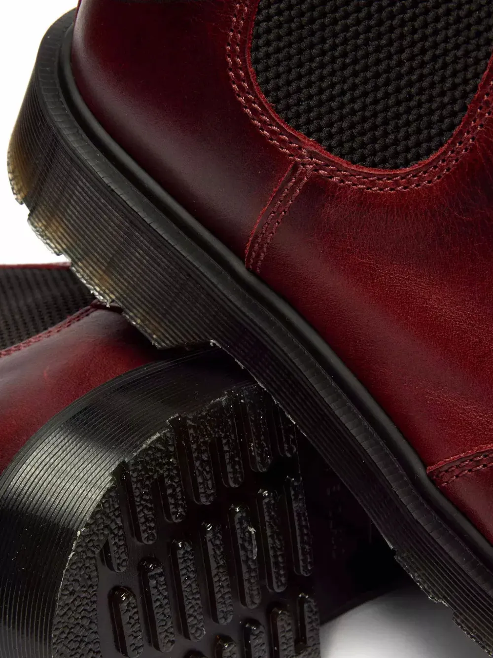 Dr. Martens Leren Chelsea laarzen Rood