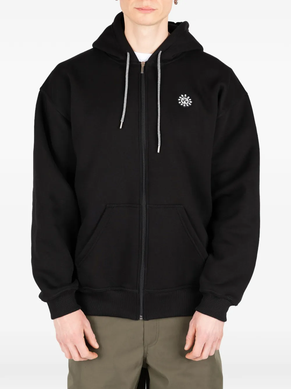 Société Anonyme zip hoodie - Nero
