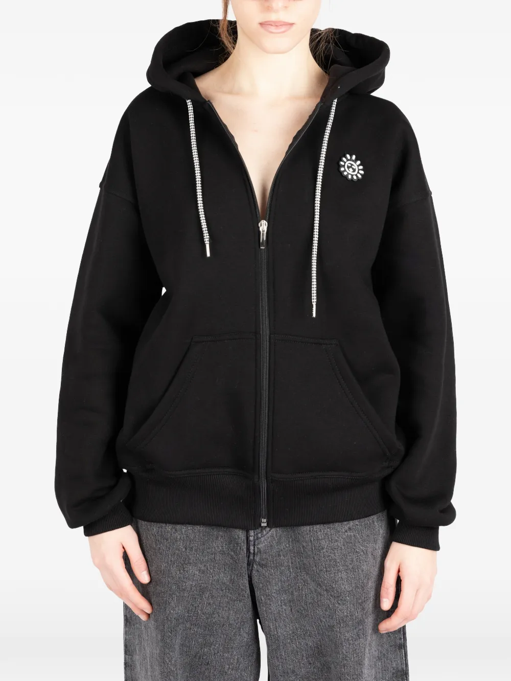 Société Anonyme Hoodie met rits Zwart