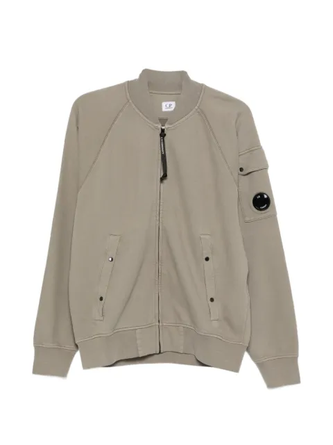 C.P. Company sudadera con bolsillo de parche y cierre