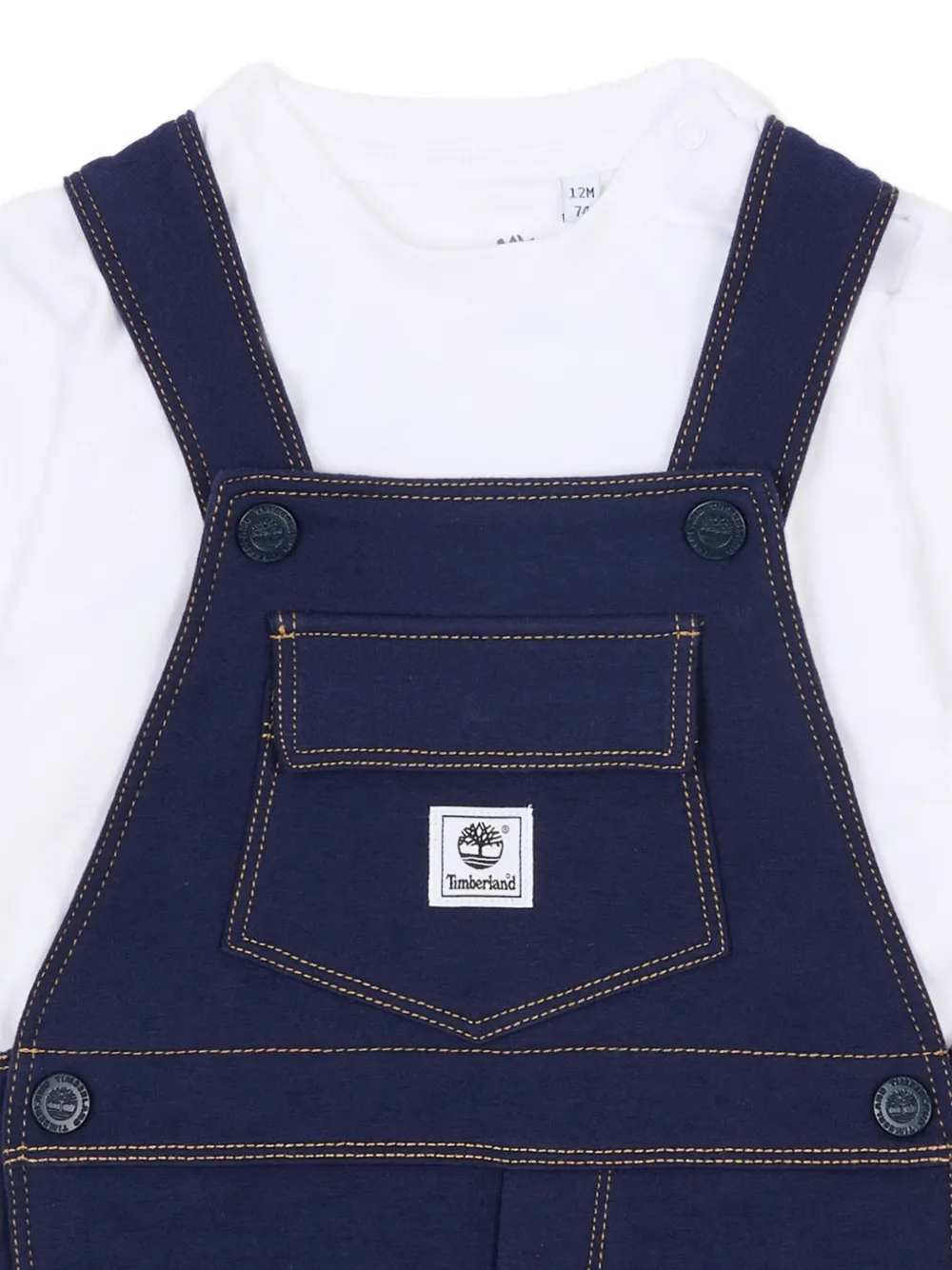 Timberland Kids Tuinbroek met zakken Blauw
