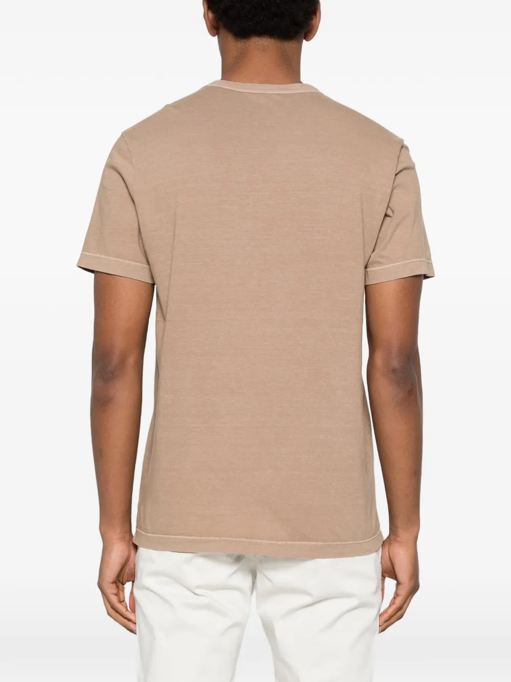 James Perse T-shirt met ronde hals Beige