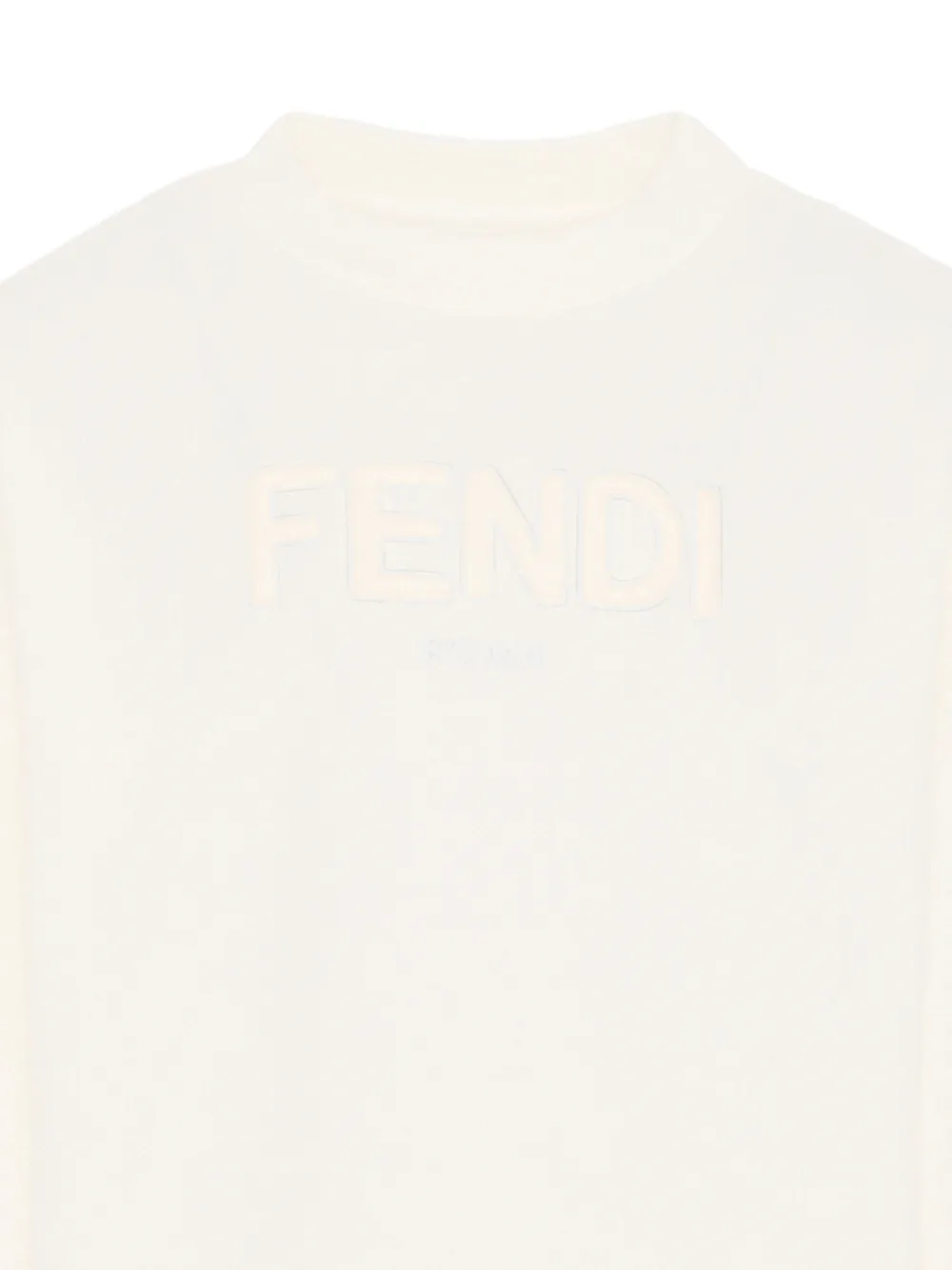  Fendi Kids Crew Neck Sweatshirt - Neutrals 
