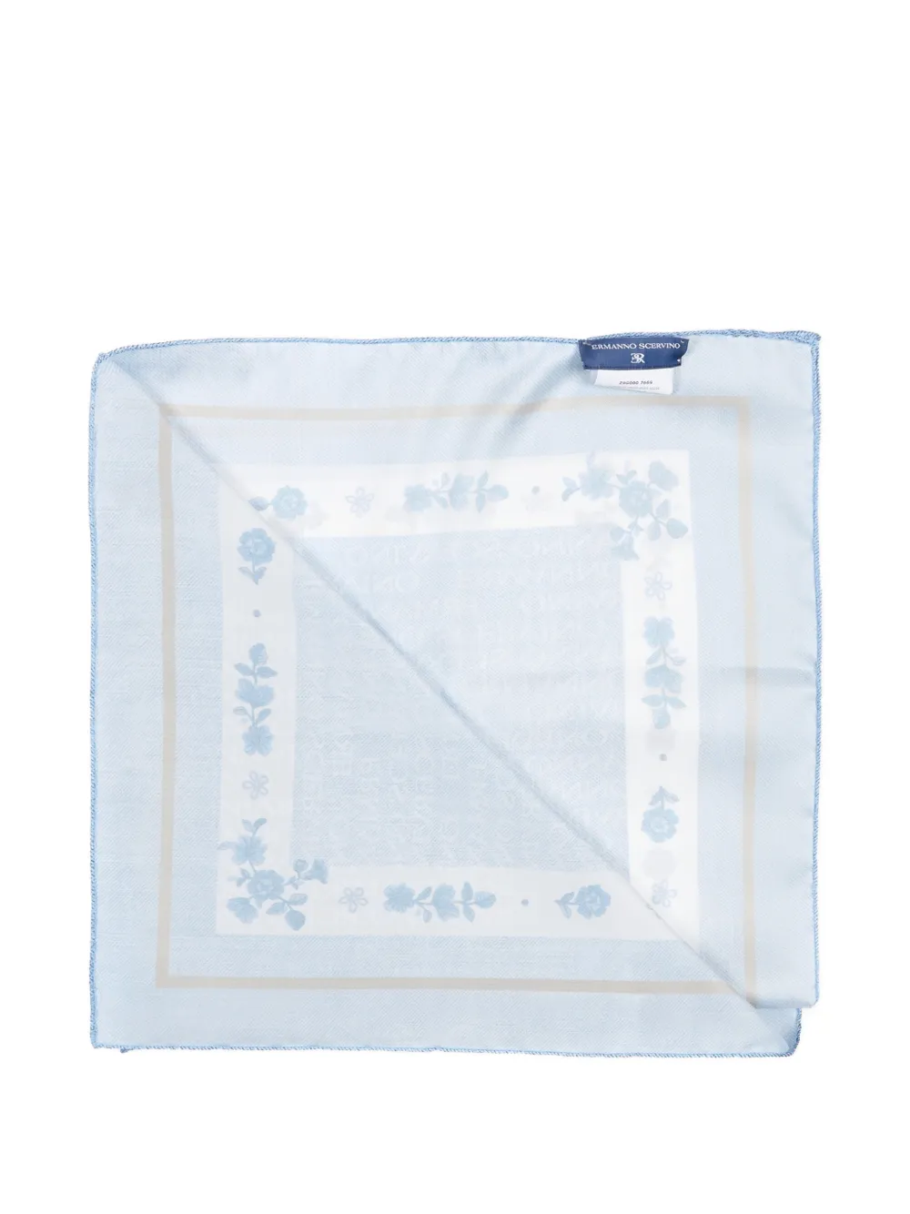  Ermanno Scervino Junior Floral Scarf - Blue 