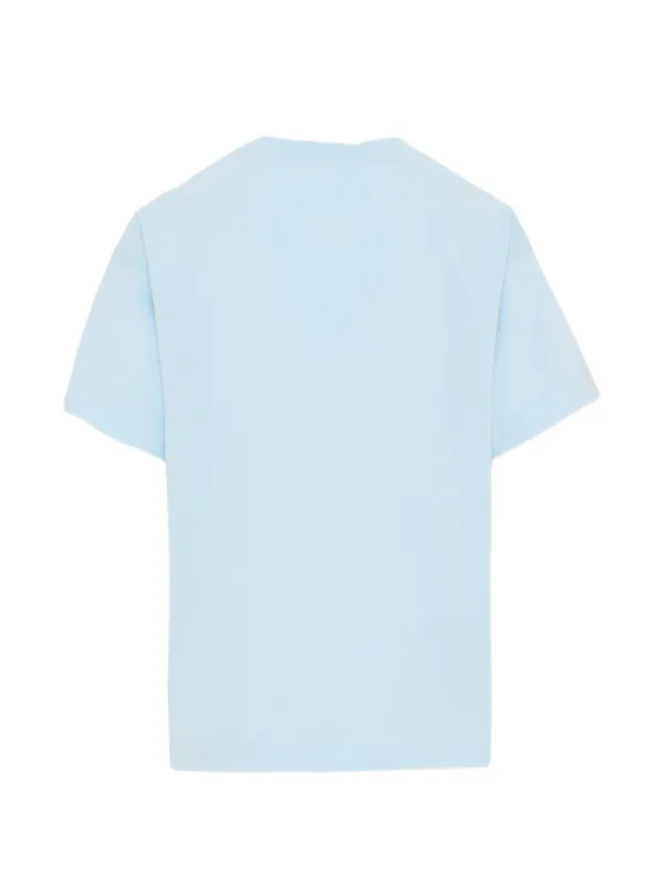 FENDI タオル地 Tシャツ 薄いブルー Fendi Kids ロゴ Tシャツ | ブルー | FARFETCH JP