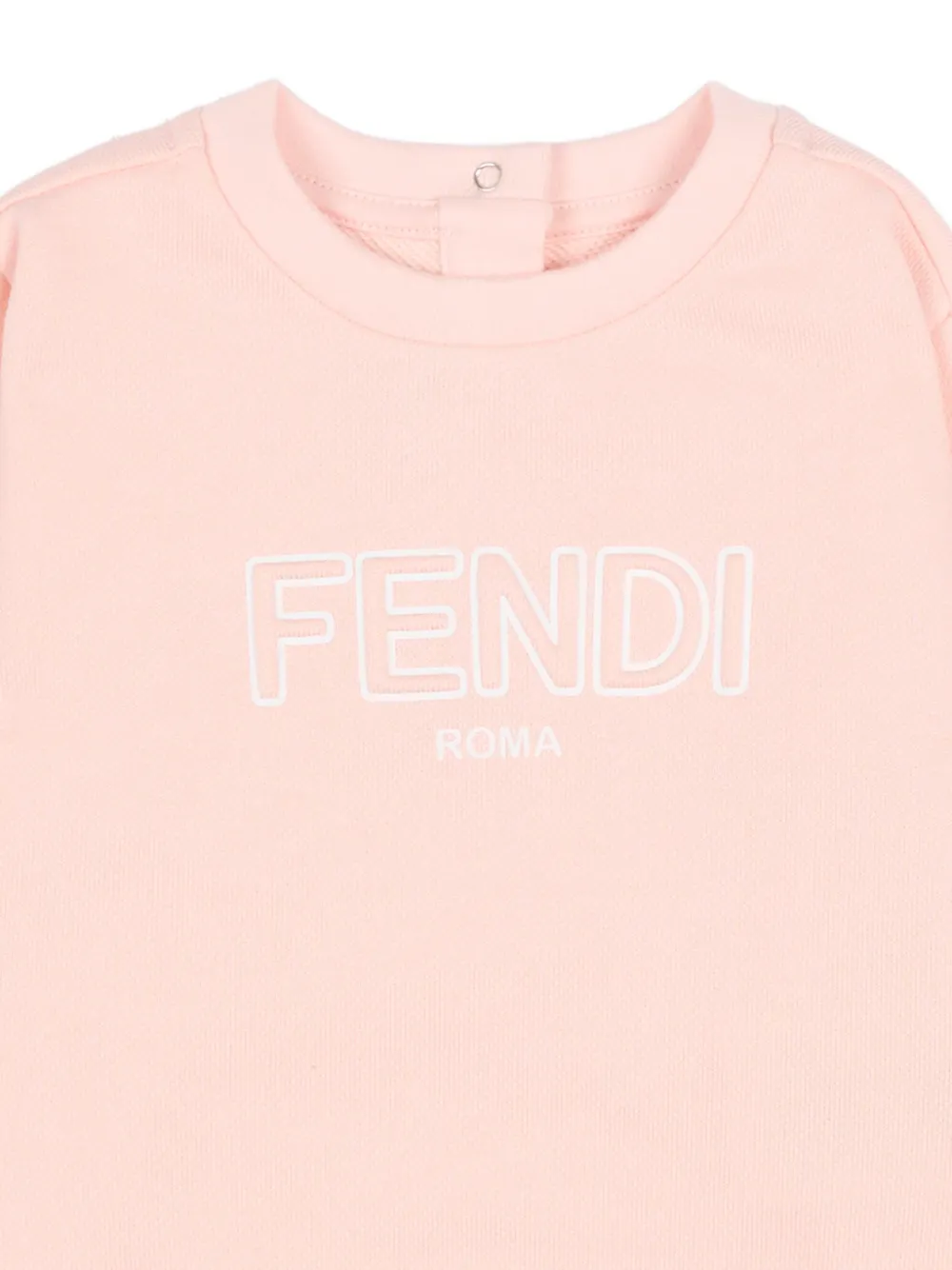  Fendi Kids Logo Sweatshirt - Pink 