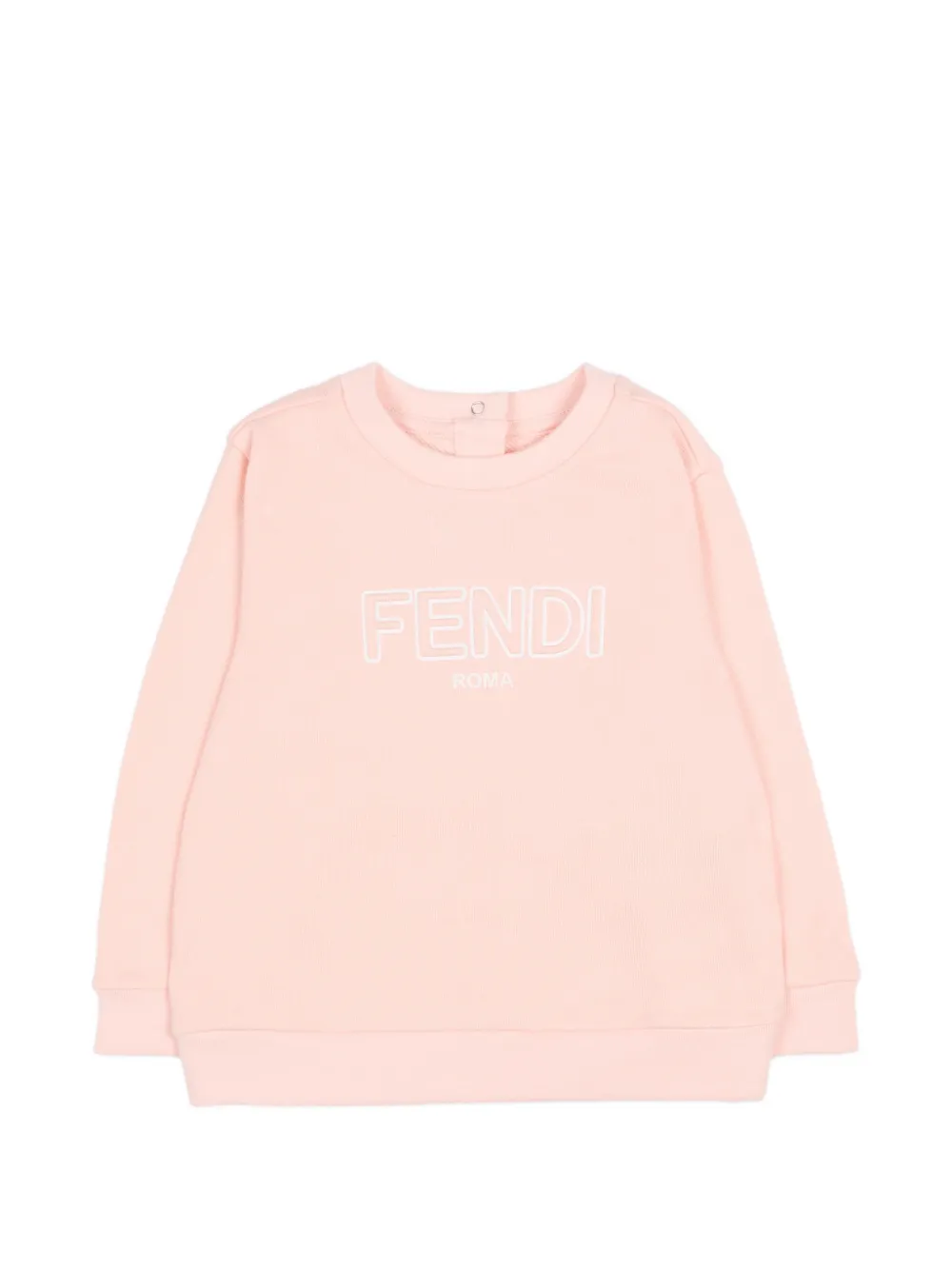 Fendi Kids logo sweatshirt - Rosa