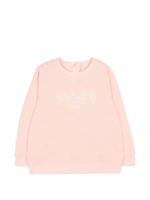 Fendi Kids sudadera con logo