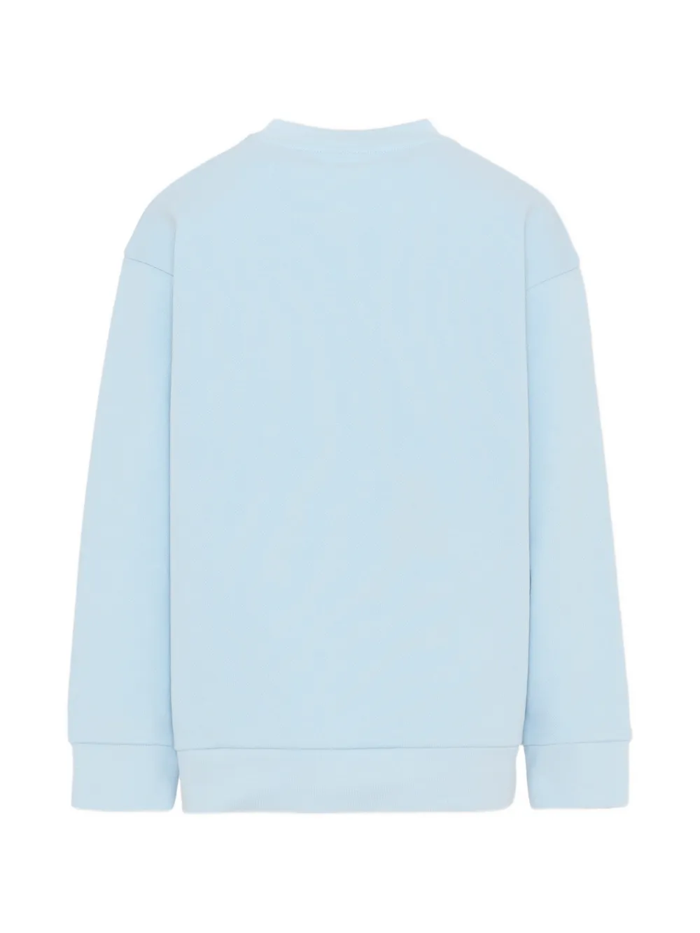  Fendi Kids Logo Crew-neck Sweatshirt - Blue 