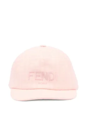 Fendi Kids Logo Cap | Pink | FARFETCH ID