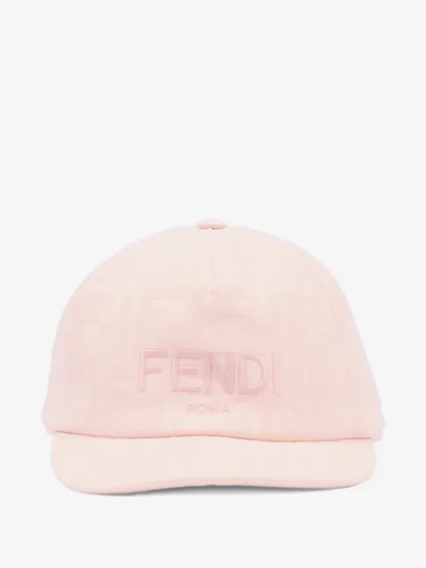 Fendi Kids Baseballkappe mit Logo