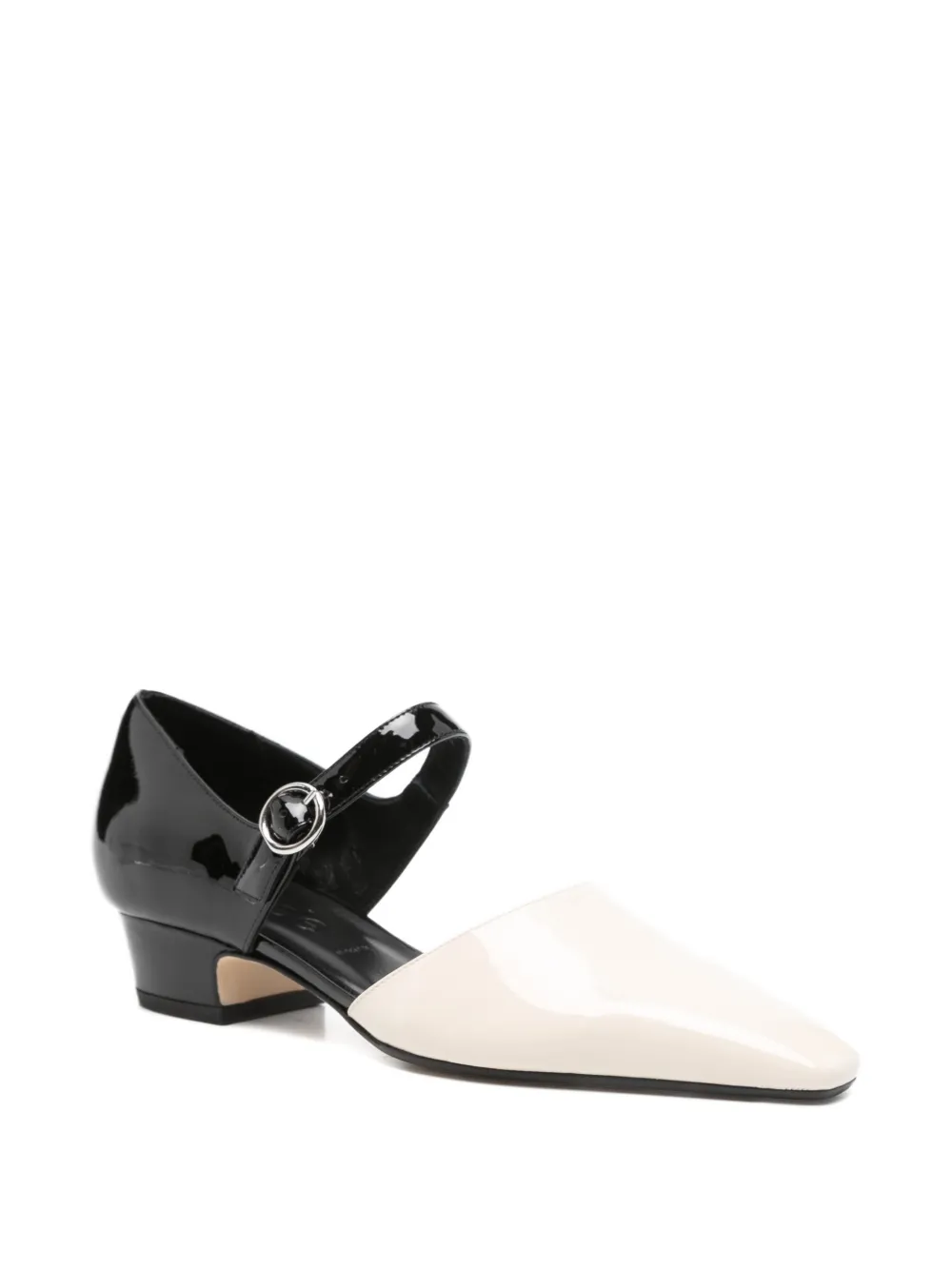 Aeyde Yara leather pumps Zwart