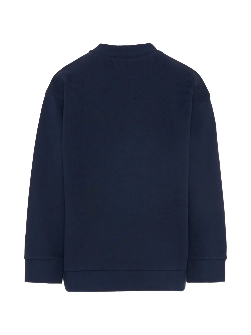  Fendi Kids Logo Crew-neck Sweatshirt - Blue 