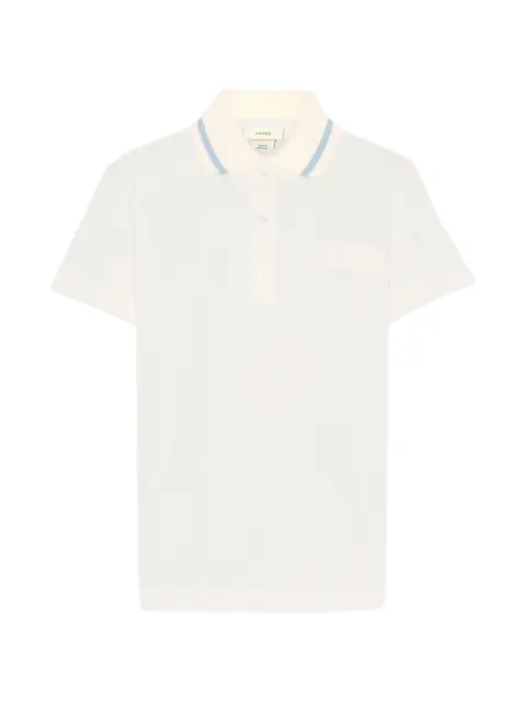Fendi Kids short-sleeve logo polo shirt