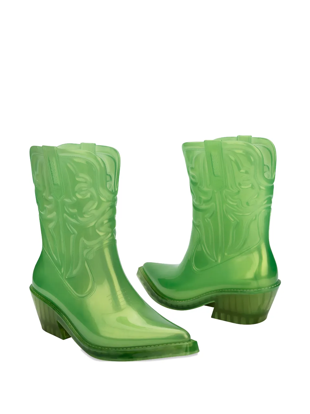 Melissa Cowboylaarzen met puntige neus Wit