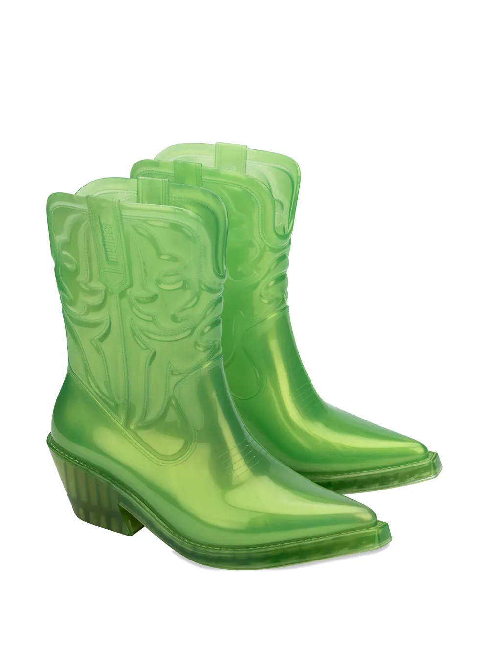 Melissa Cowboylaarzen met puntige neus Wit