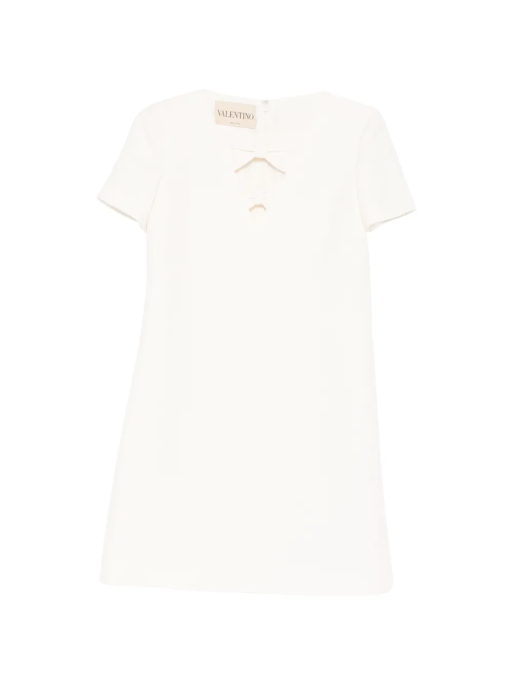 Valentino Garavani ribbon detail dress - Bianco
