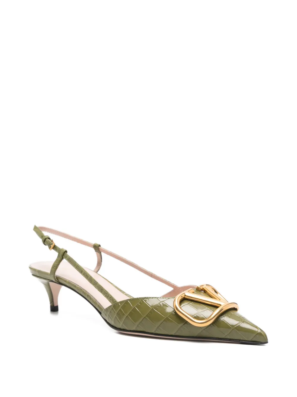 Valentino Garavani VLogo Signature pumps Groen