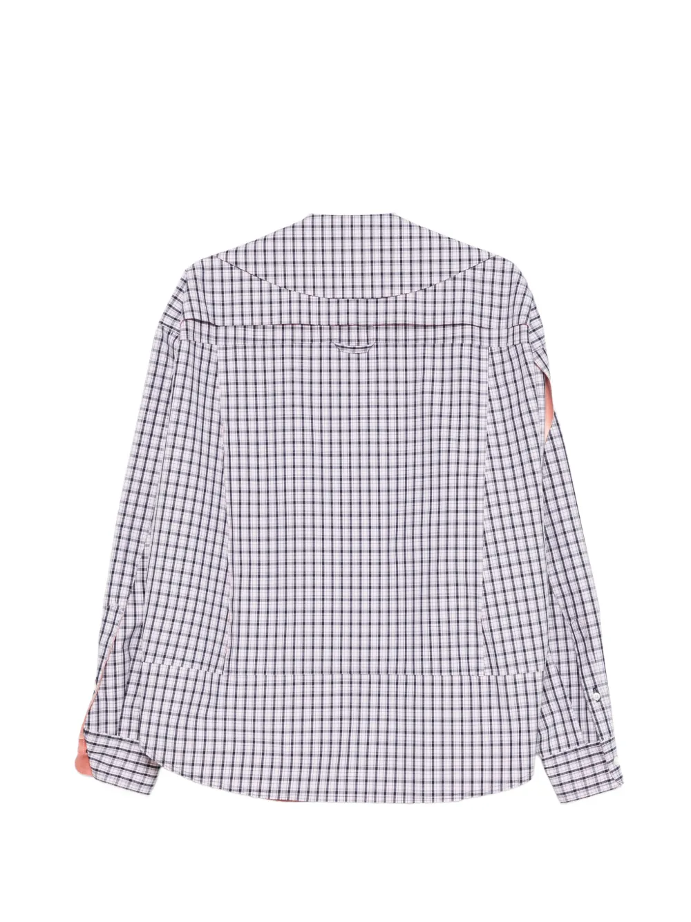  Meryll Rogge Check-pattern Long-sleeve Shirt - Pink 