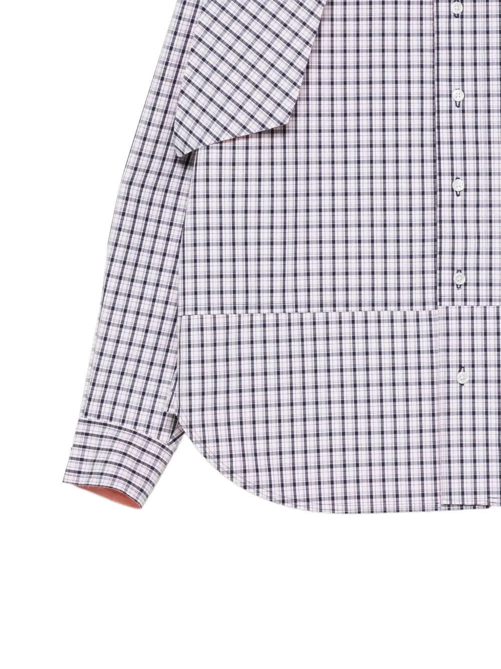  Meryll Rogge Check-pattern Long-sleeve Shirt - Pink 