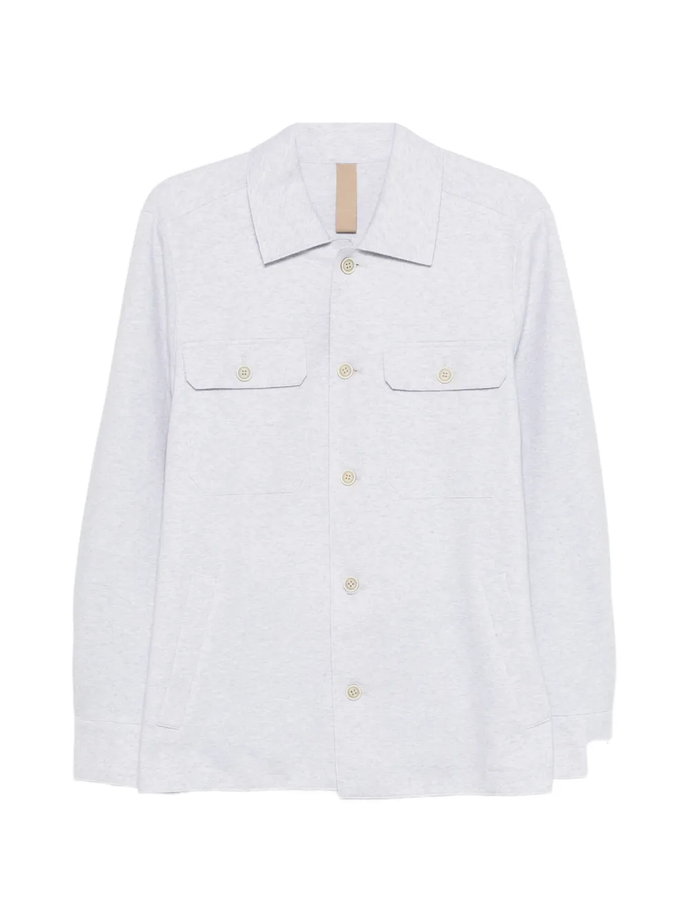 Eleventy patch pocket shirt - Grigio