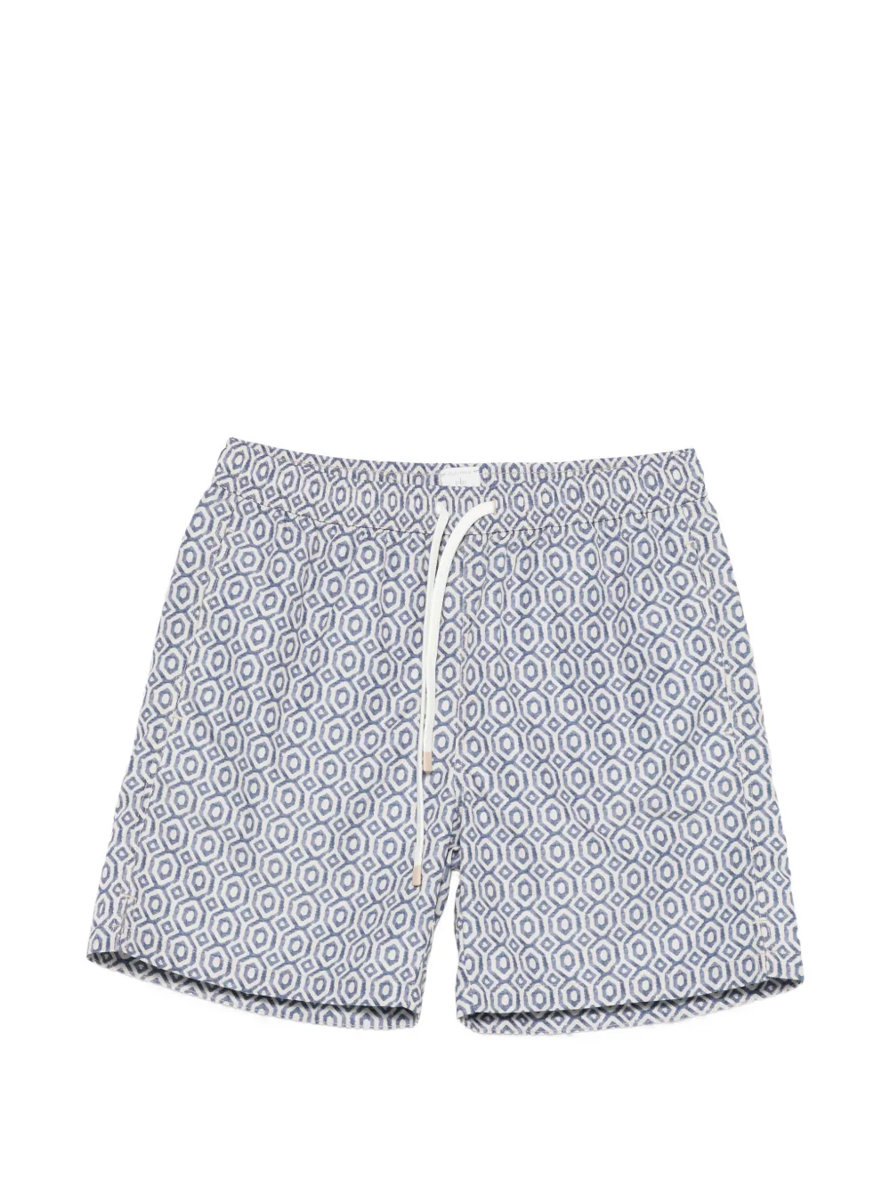Eleventy geometric-pattern swim shorts - Blau
