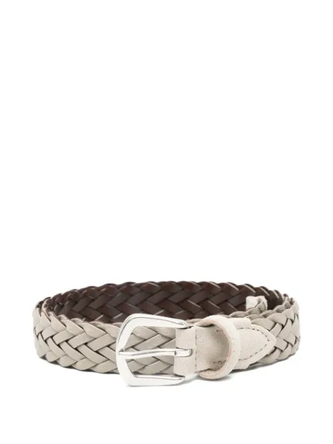Eleventy braided buckle belt