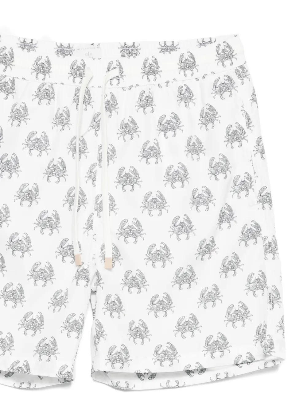 Crab-Print Swim Shorts
