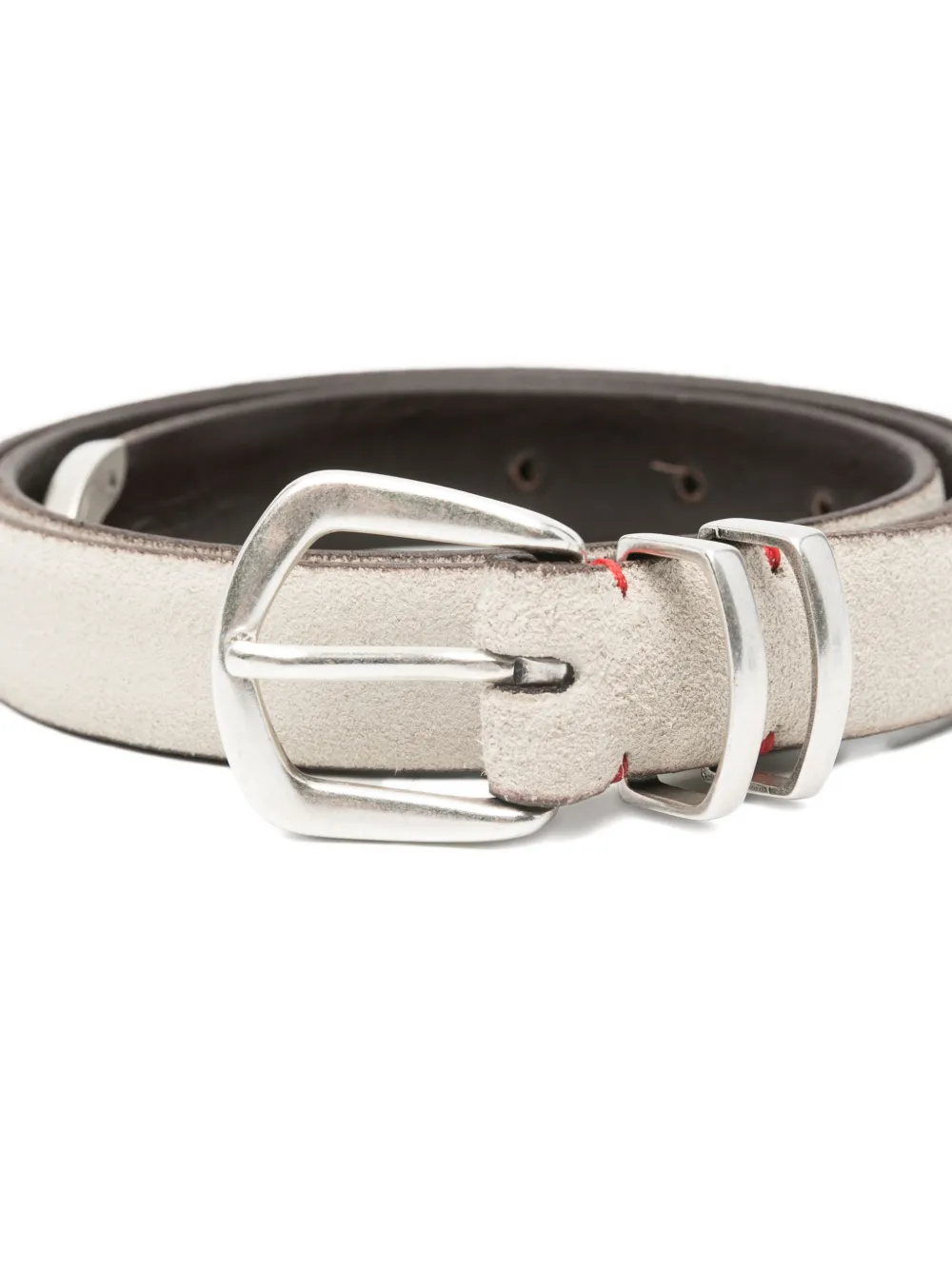  Eleventy Suede Belt - Neutrals 