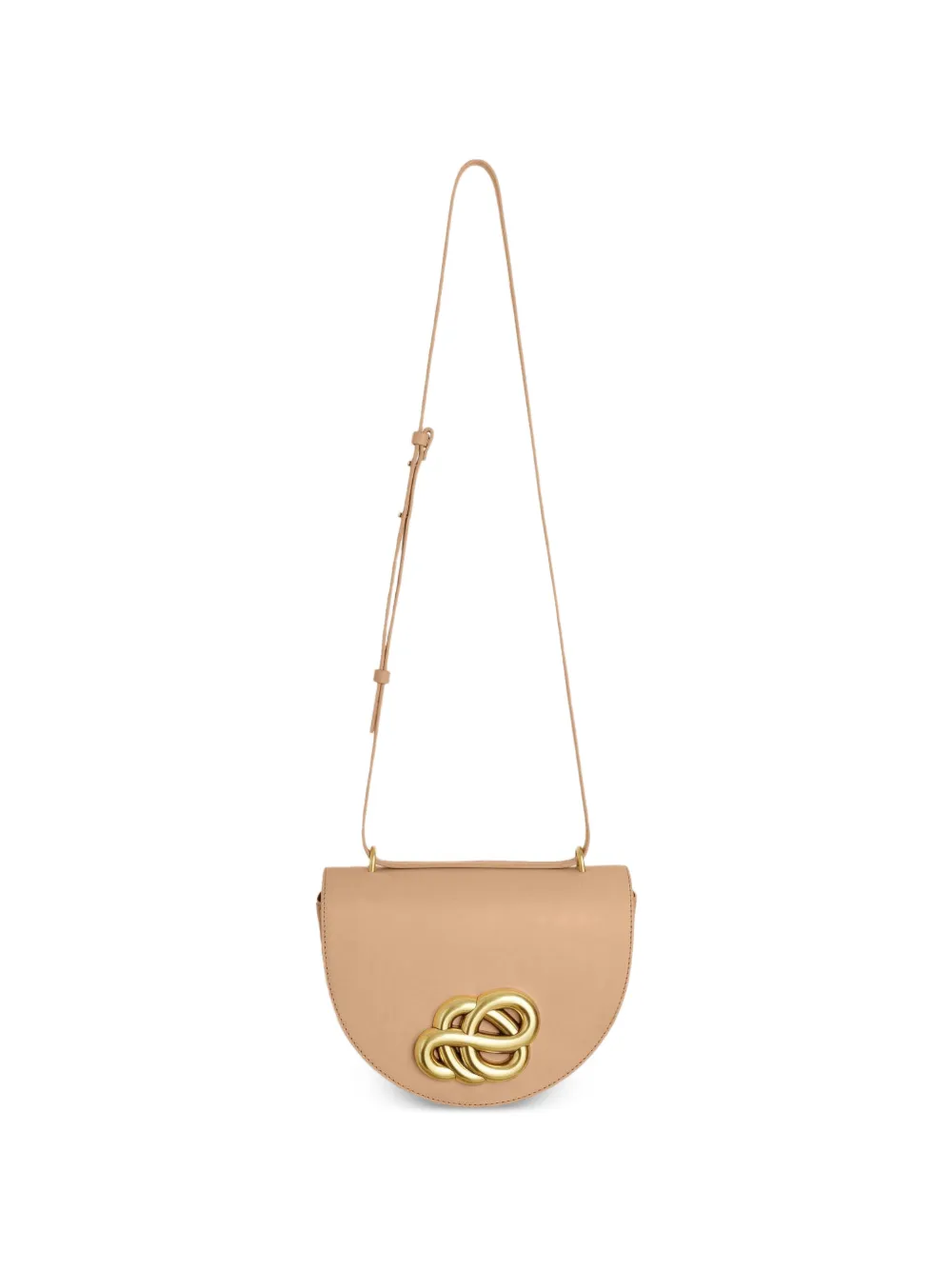 By Malene Birger knot-detail crossbody bag - Toni neutri