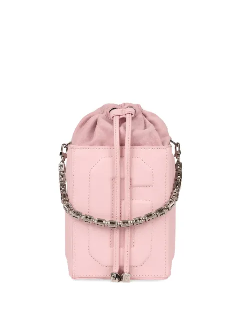 GCDS logo-embossed bucket bag