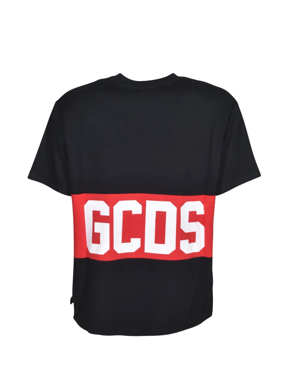 GCDS T-shirt met logoband Zwart