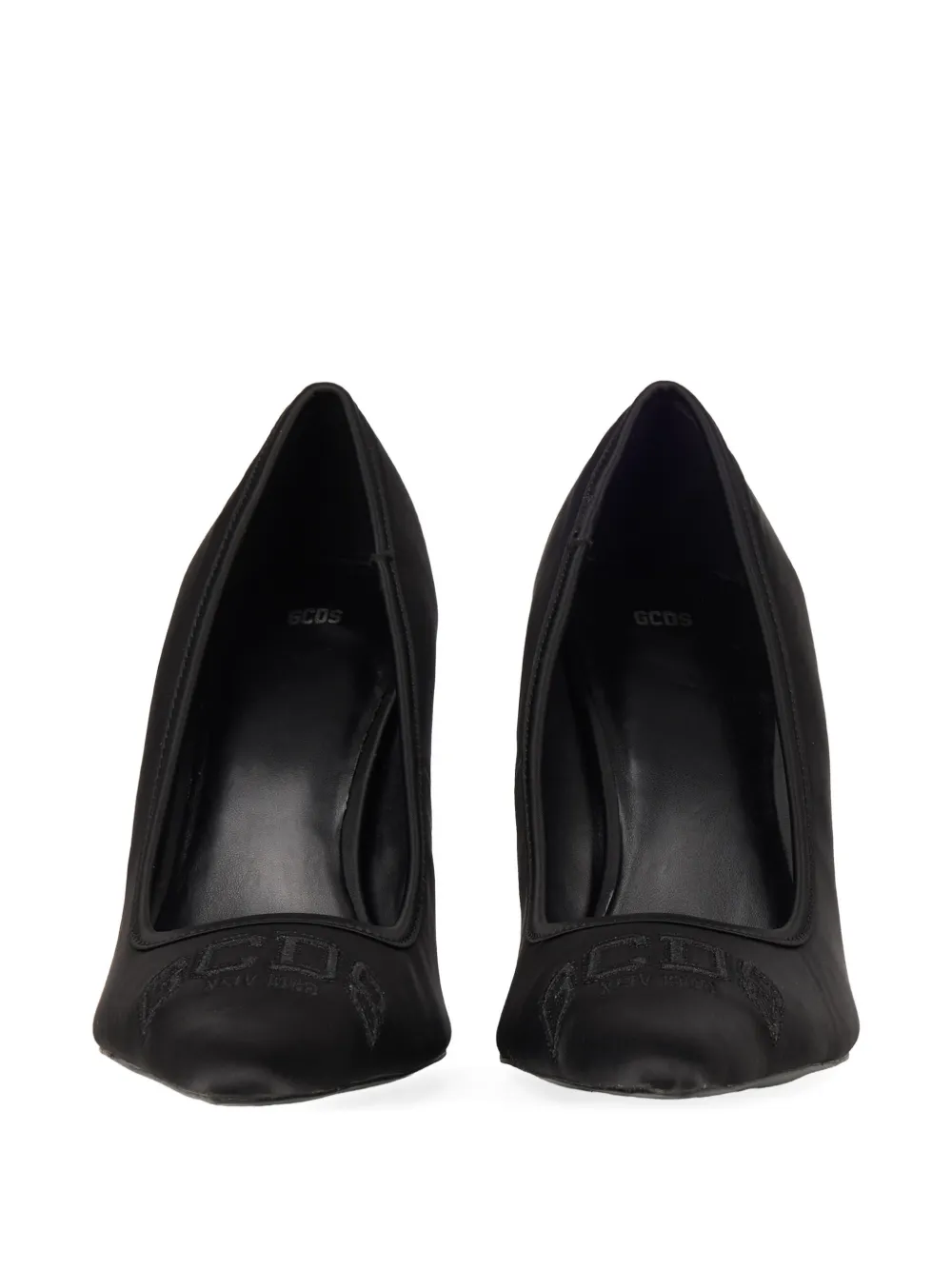 GCDS Pumps met geborduurd logo Zwart