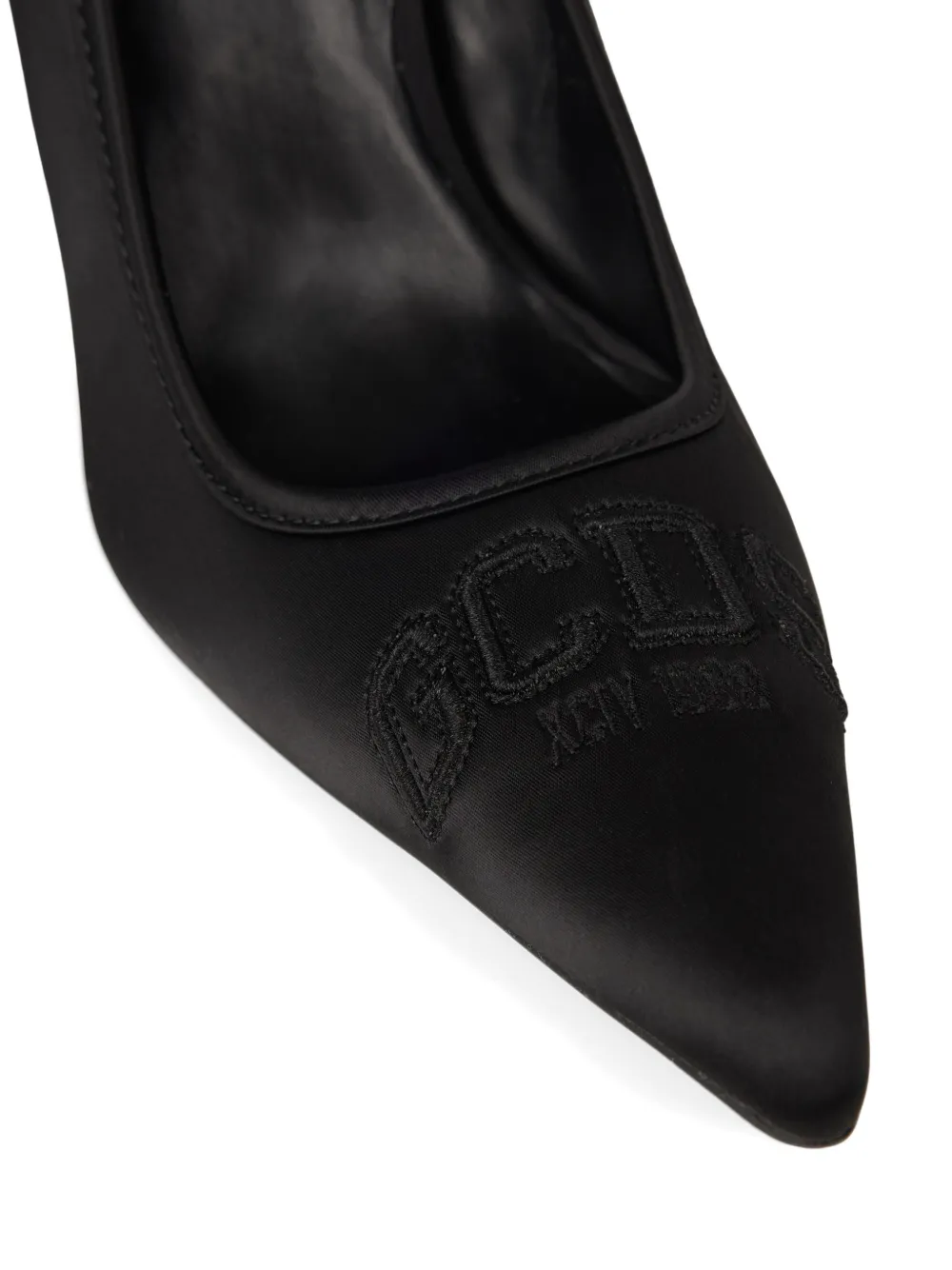 GCDS Pumps met geborduurd logo Zwart