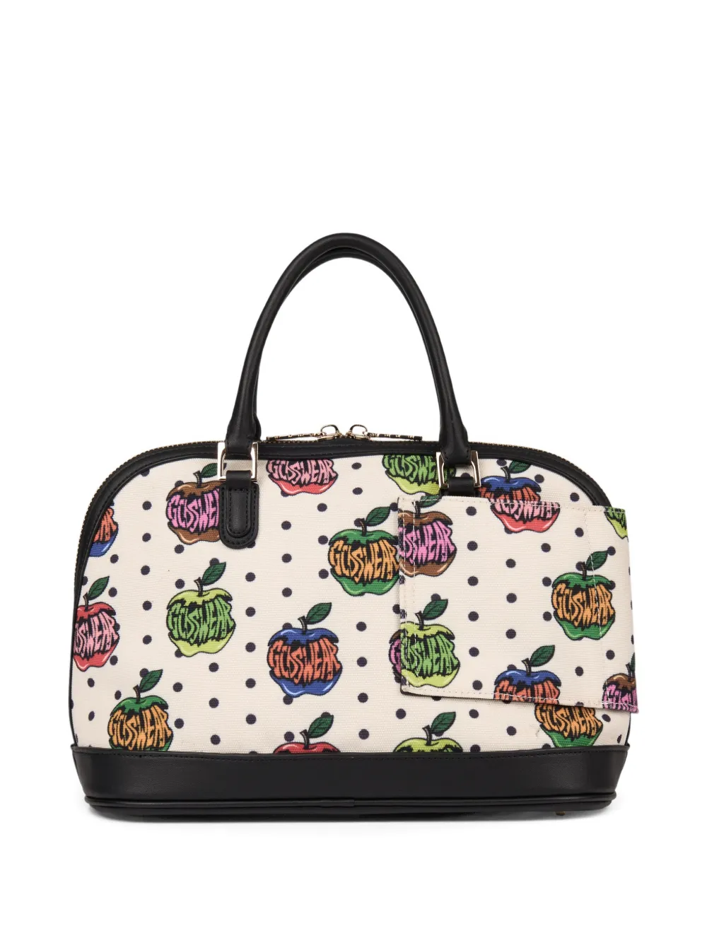 GCDS Shopper met print Wit